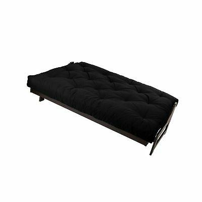 Mozaic AMZ-FS0041 Queen Size 8-inch Futon Mattress Black